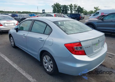 2012 Honda Civic Lx from USA, damaged, VIN 2HGFB2F54CH586139